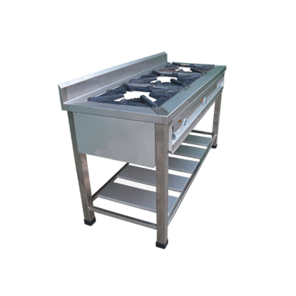 COCINA INDUSTRIAL 3 HORNILLAS